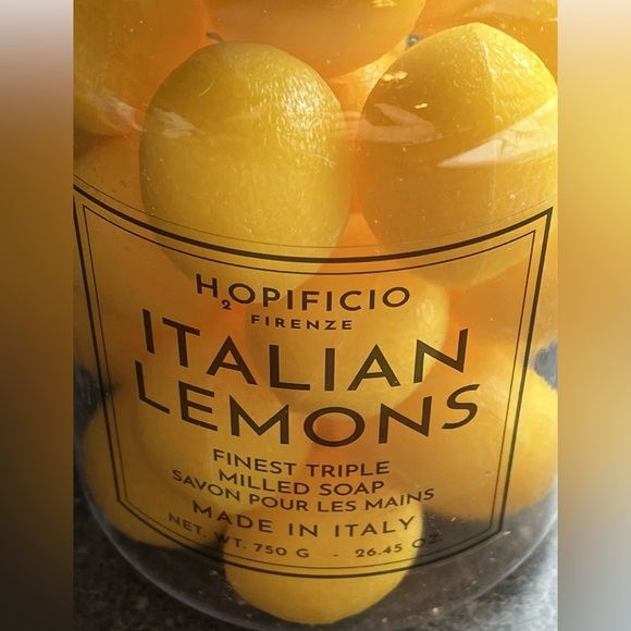 Hopificio Firenze ITALIAN LEMONS Finest Triple Milled Soaps Lemon Shaped 26.45oz - Picture 7 of 8